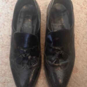 Men's Black Tassel Loafers